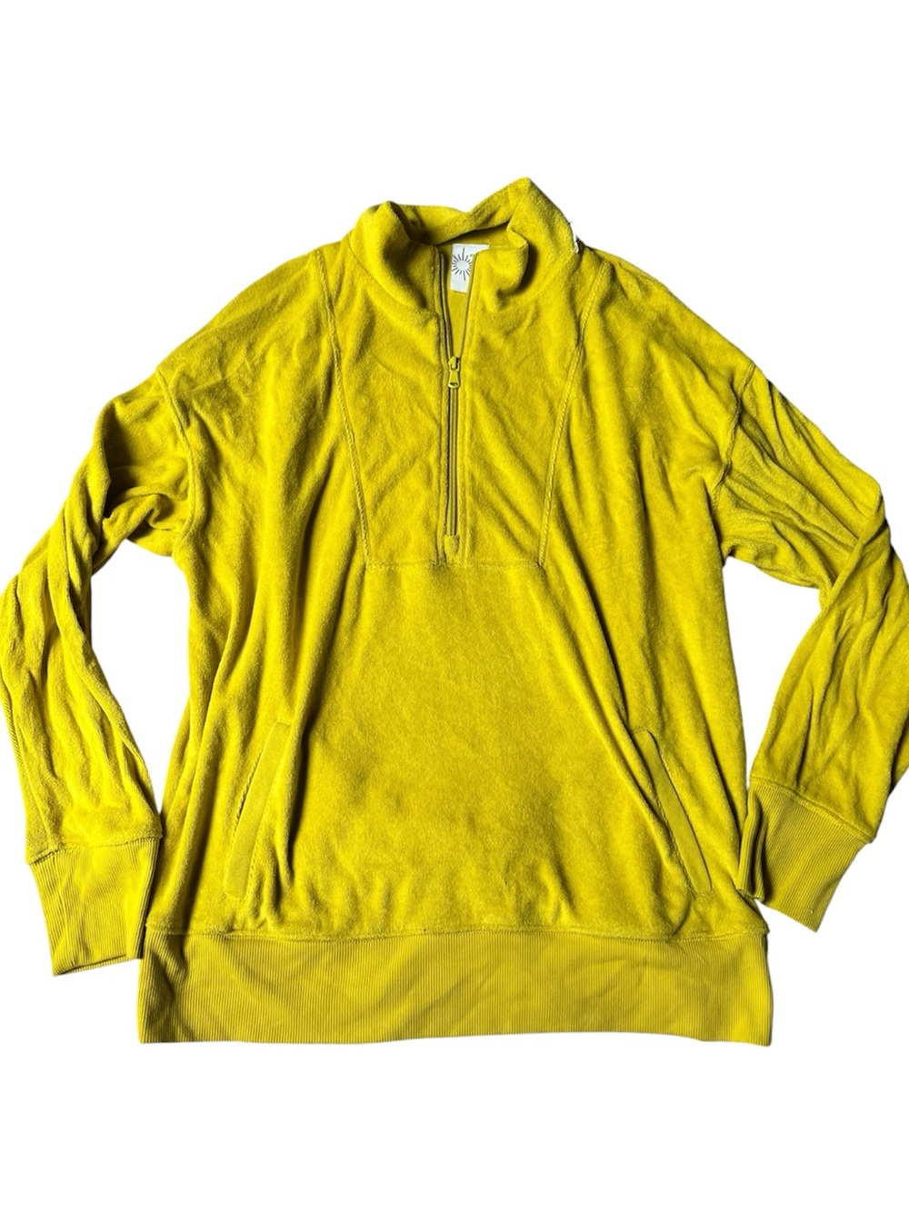 Aerie Offline Summer Lights Terry 3/4 Zip Sweatshirt